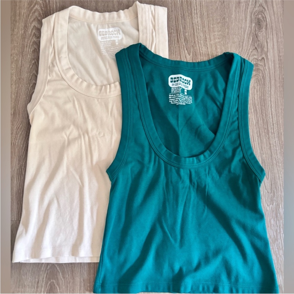 2-pc Big Bud Press Bedroom Tank Tops, sz Small — get both!